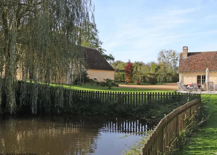 Nyaraló Maison Lumineuse Avec Jardin Clos, Spa, Proche Du Perche - Fr-1-497-168 *