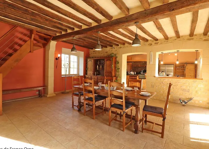 Nyaraló Maison Lumineuse Avec Jardin Clos, Spa, Proche Du Perche - Fr-1-497-168